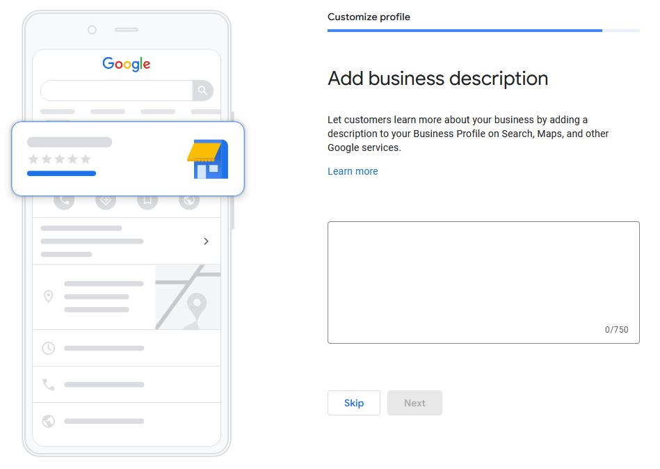 AddABusinessToIKEKiosk-Businessescription google my business help